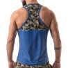 LEADER Débardeur CAMO RACER Bleu